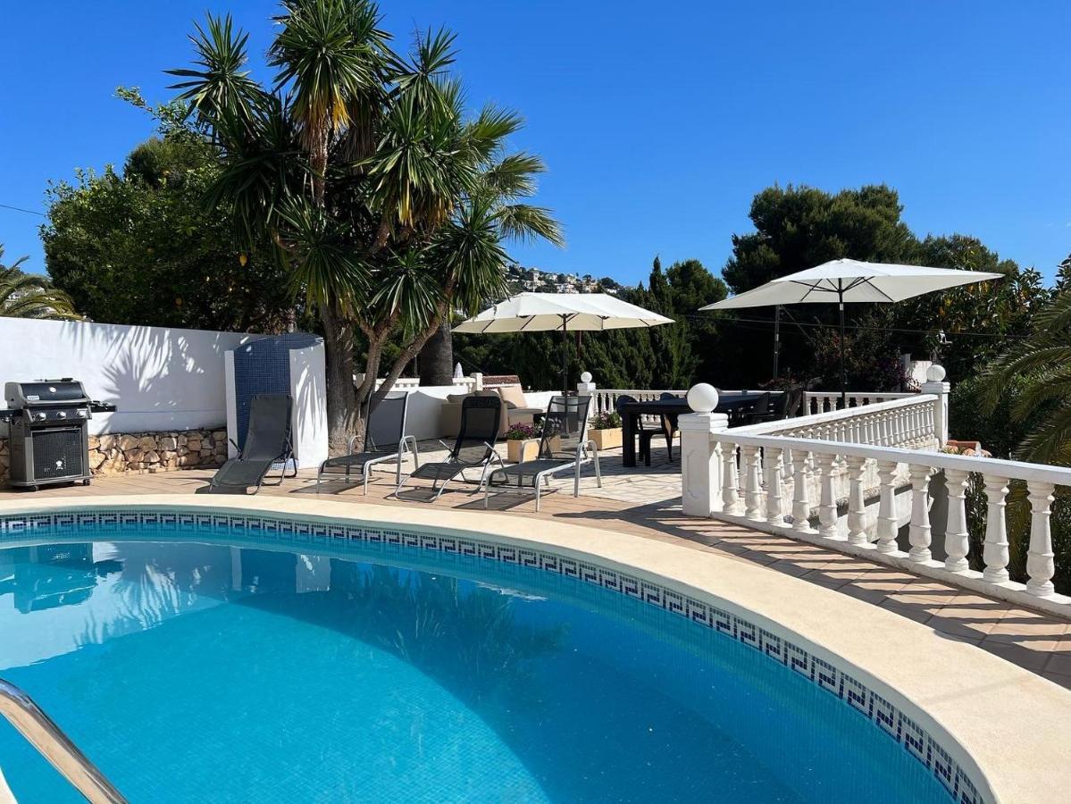 Villa El Loto Blanco Beautiful Apartment For Rent. Benissa Bagian luar foto