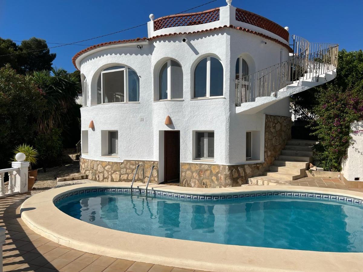 Villa El Loto Blanco Beautiful Apartment For Rent. Benissa Bagian luar foto